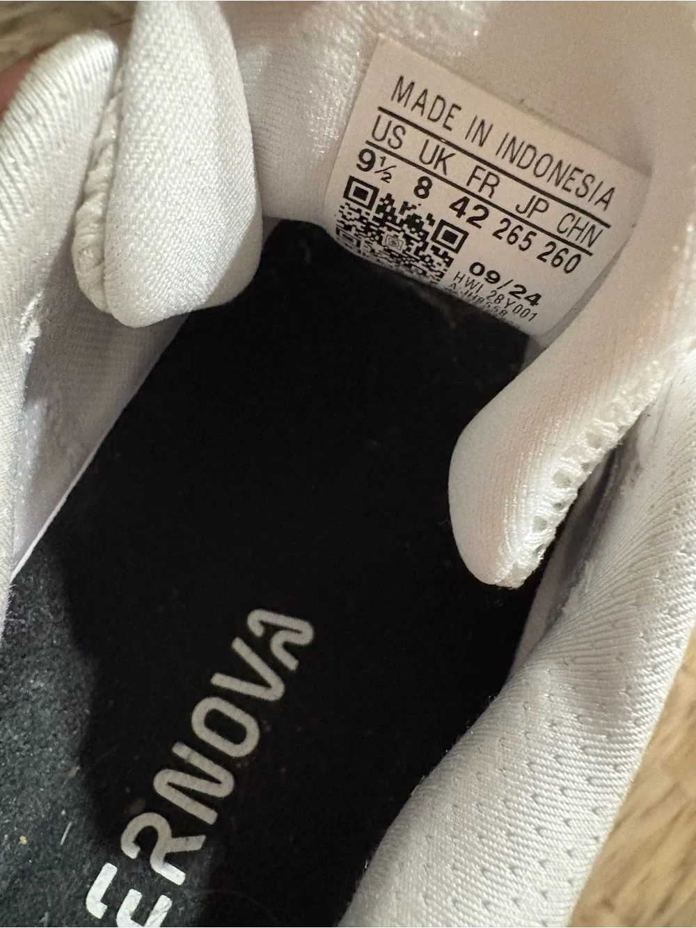 adidas White and Black Womens Athletic Running Shoes